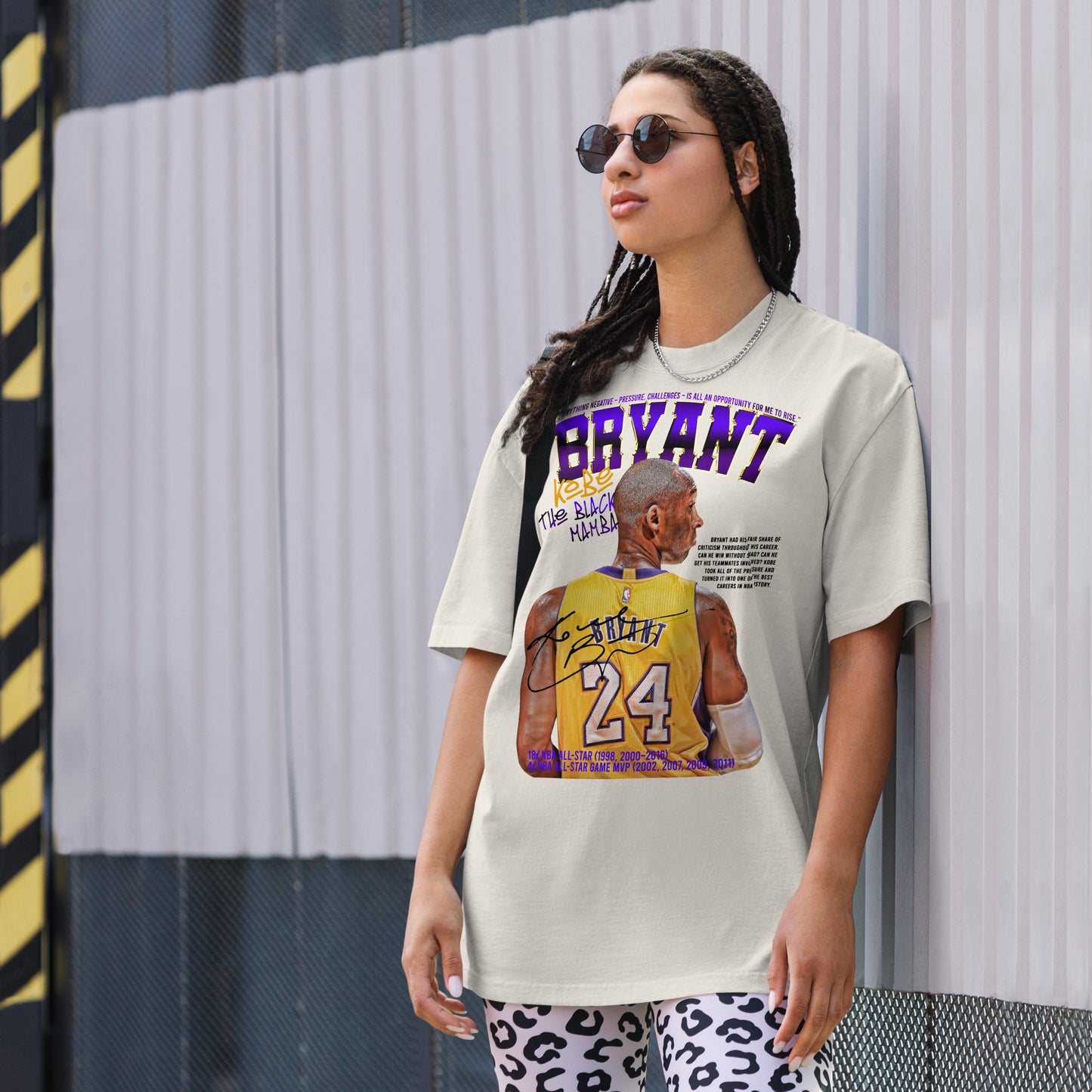 Bryant Oversized faded t-shirt